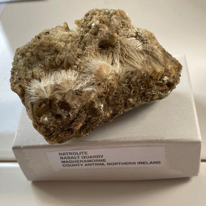 NATROLITE - BASALT QUARRY, COUNTY ANTRIM, NORTHERN IRELAND. 75g MF1970