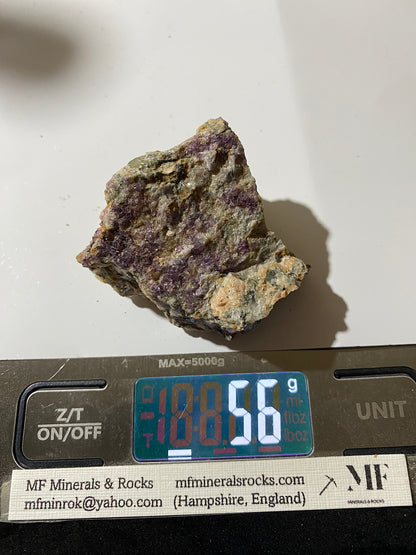 FLUORITE/CHLORITE/MUSCOVITE : PANASQUEIRA MINES, PORTUGAL  56g MF4730