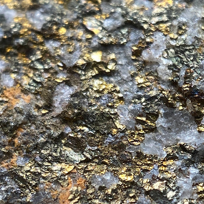 CHALCOPYRITE IN GRANITE : WHEAL VINCENT, ST AGNES, CORNWALL. 232g MF5400