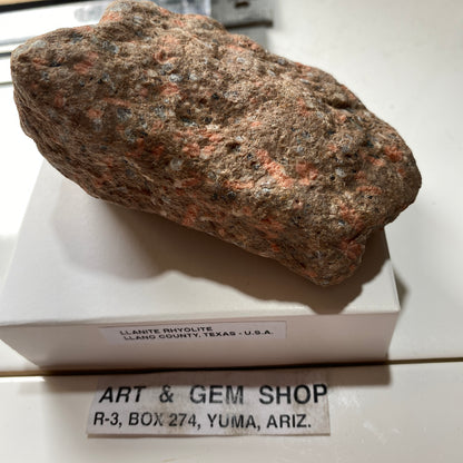 LLANITE RHYOLITE : LLANO COUNTY, TEXAS, U.S.A.  334g. MF5400