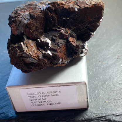 MICACEOUS HEMATITE, SMALLCLEUGH MINE, CUMBRIA, ENGLAND 243g MF1502