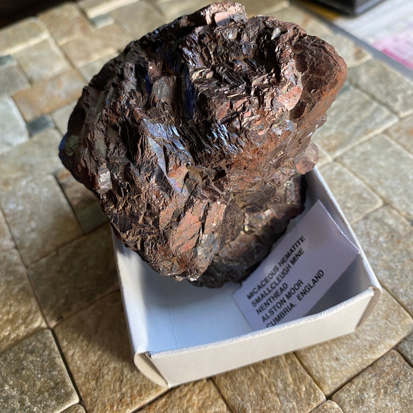 MICACEOUS HEMATITE, SMALLCLEUGH MINE, CUMBRIA, ENGLAND 243g MF1502