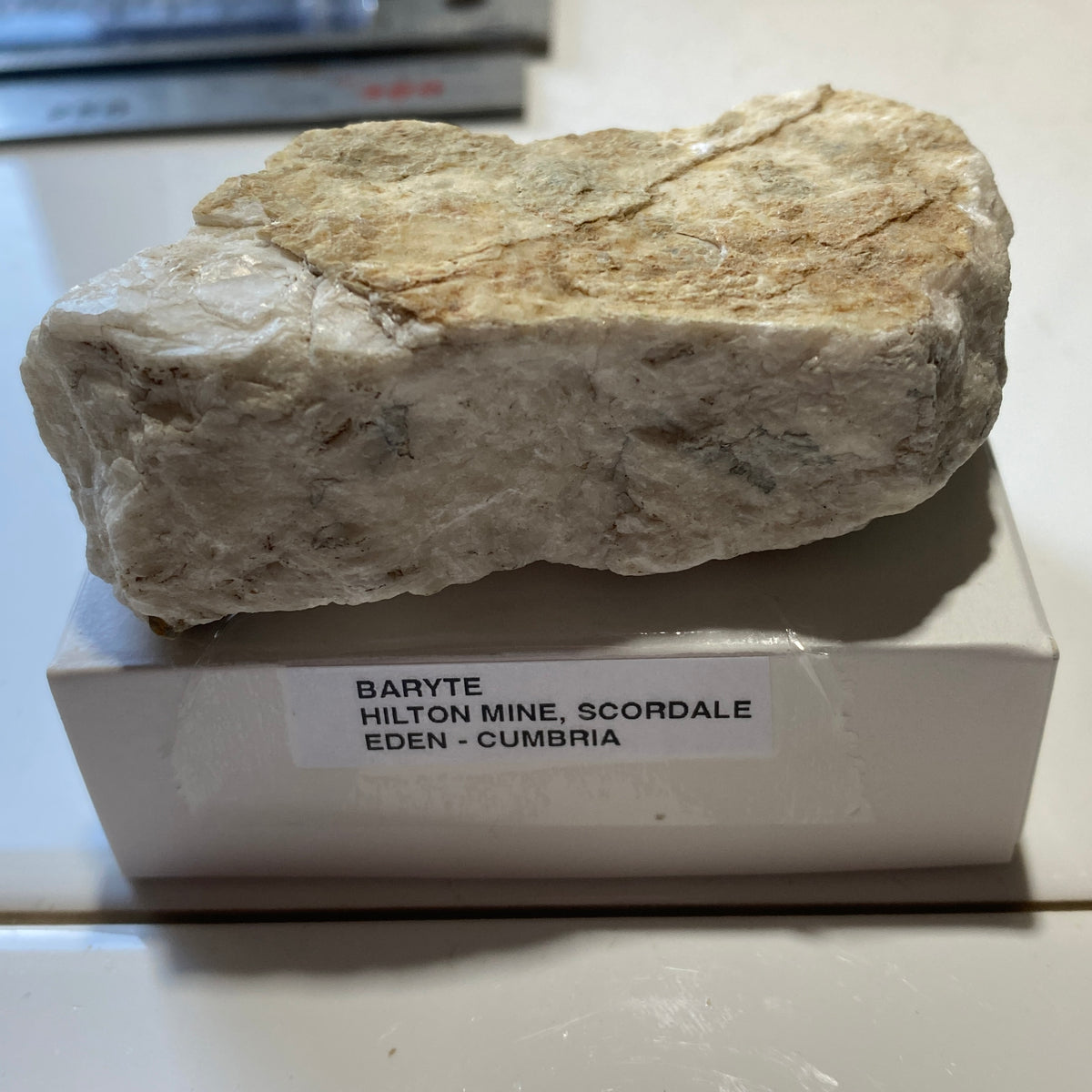 BARYTE [SOLID] : HILTON MINE, SCORDALE, EDEN, CUMBRIA  204g. MF5403