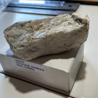 BARYTE [SOLID] : HILTON MINE, SCORDALE, EDEN, CUMBRIA  204g. MF5403