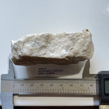 BARYTE [SOLID] : HILTON MINE, SCORDALE, EDEN, CUMBRIA  204g. MF5403