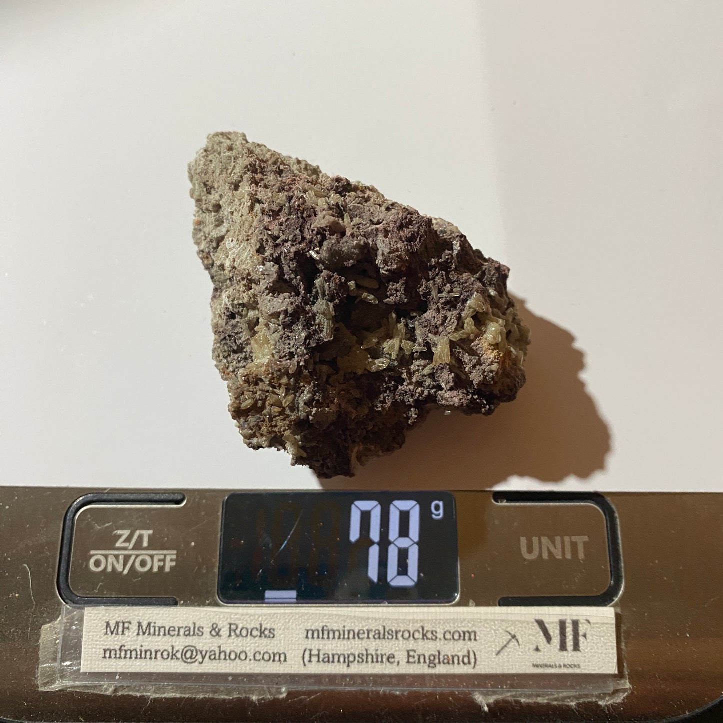 MIMETITE [ETC] - TSUMEB MINE, OSHIKOTO, NAMIBIA, AFRICA 78g MF820