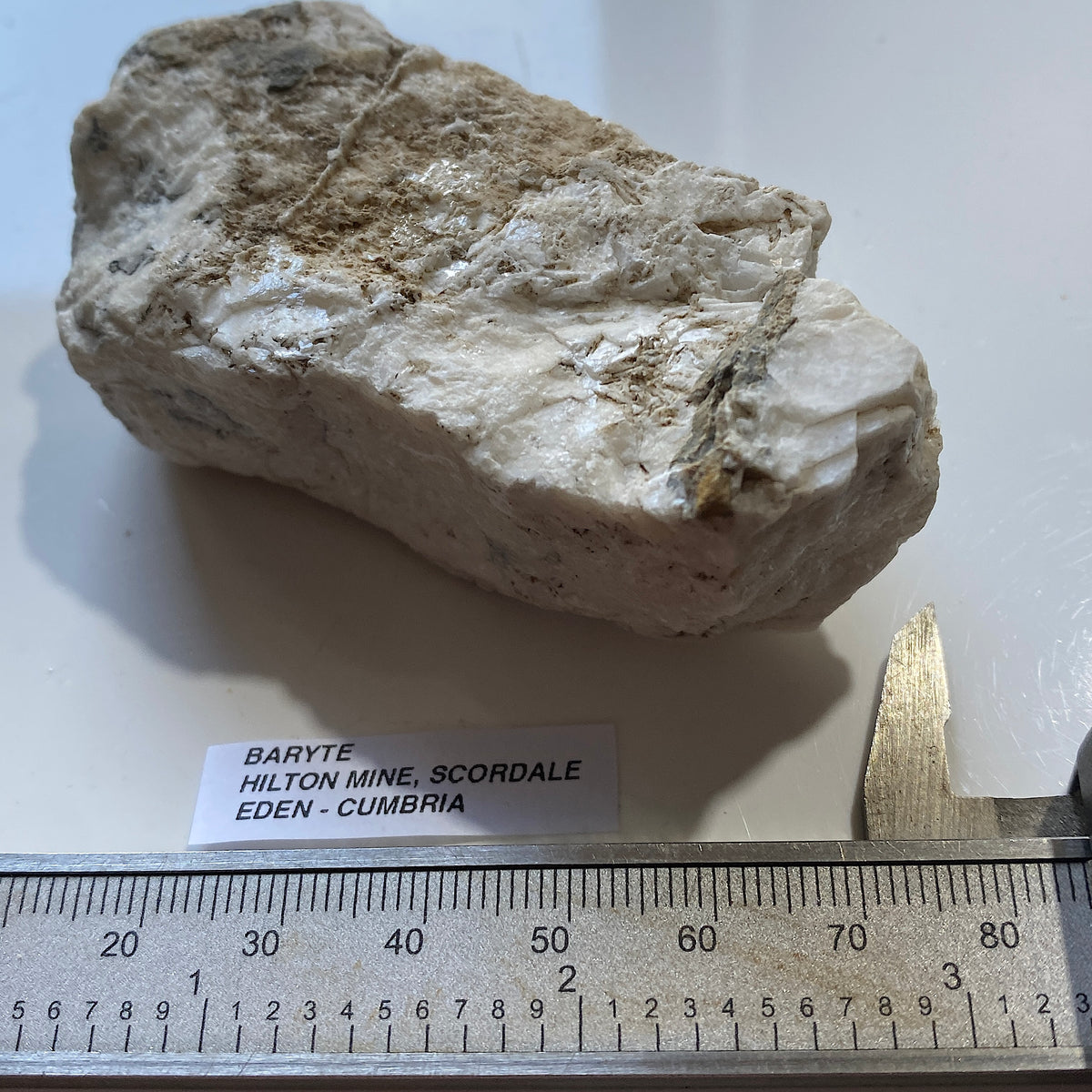 BARYTE [SOLID] : HILTON MINE, SCORDALE, EDEN, CUMBRIA  204g. MF5403