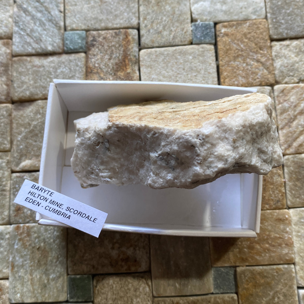 BARYTE [SOLID] : HILTON MINE, SCORDALE, EDEN, CUMBRIA  204g. MF5403