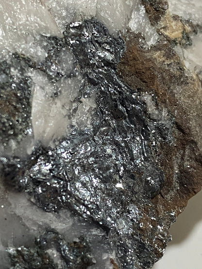 SPECULARITE [MICACEOUS HEMATITE] : DUNKELD QUARRY, PERTHSHIRE, SCOTLAND 725g MF4800