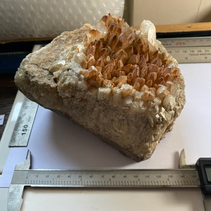 DOG TOOTH CALCITE - BLAENGWYNLAIS QUARRY, WALES SUBSTANTIAL 2315g MF1967