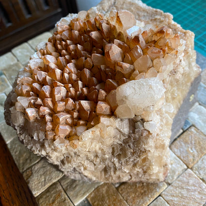 DOG TOOTH CALCITE - BLAENGWYNLAIS QUARRY, WALES SUBSTANTIAL 2315g MF1967