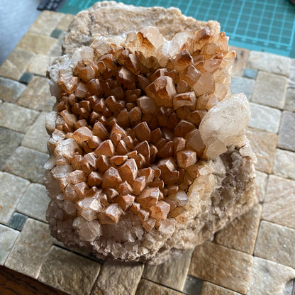 DOG TOOTH CALCITE - BLAENGWYNLAIS QUARRY, WALES SUBSTANTIAL 2315g MF1967