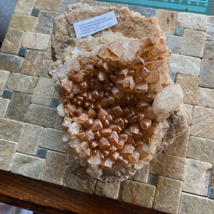 DOG TOOTH CALCITE - BLAENGWYNLAIS QUARRY, WALES SUBSTANTIAL 2315g MF1967