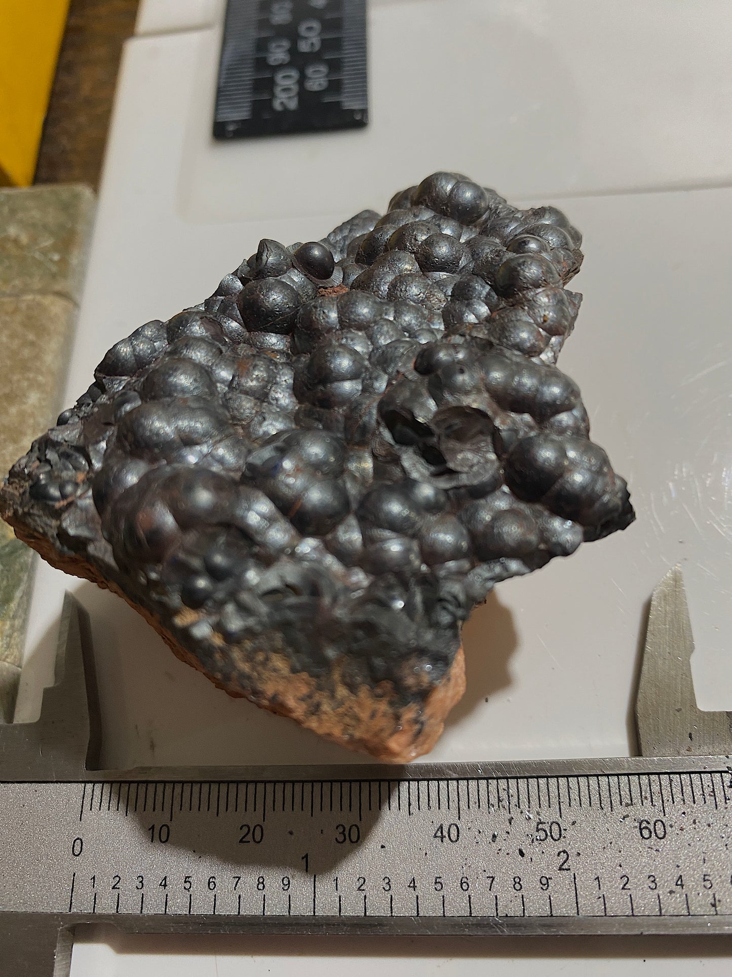 "KIDNEY" HEMATITE : MANNOCH HILL, LESMAHAGOW, STRATHCLYDE, SCOTLAND 211g MF4802