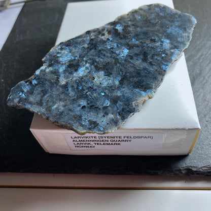 LARVIKITE [SYENITE FELDSPAR], LARVIK, NORWAY,  84g MF1506