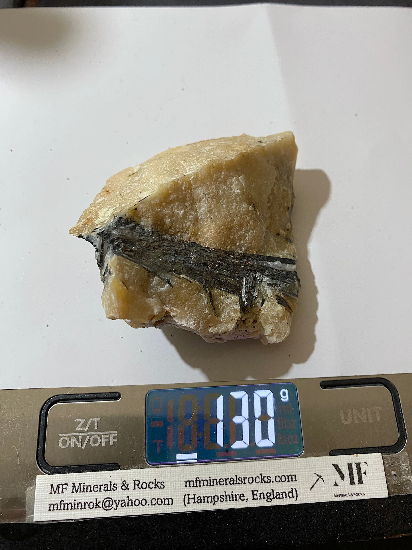 STIBNITE ON MATRIX : THE KNIPE, HARE HILL, AYRSHIRE, SCOTLAND 130g MF4803