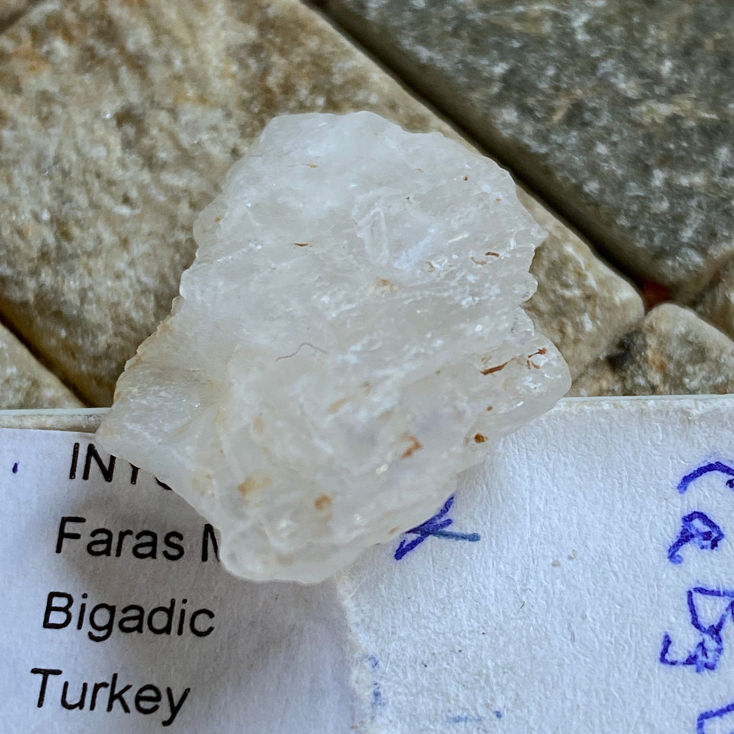 INYOITE - FARAS MINE, BIGADIC, TURKEY. 3g MF1975