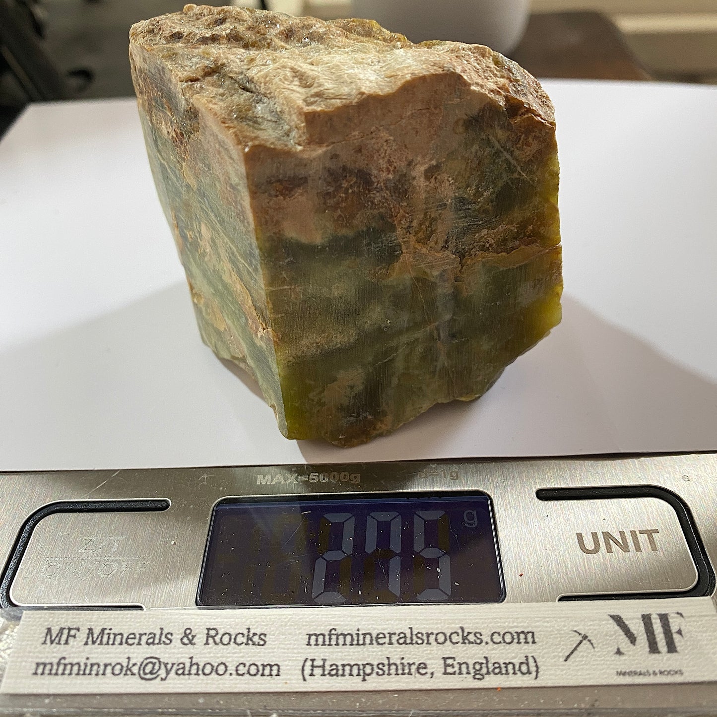 OPAL :  OLIVE VARIETY - TANAMARINA BEKISOPA, IKALAMOVONY, MADAGASCAR  275g MF886