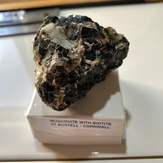 MUSCOVITE/BIOTITE : ST AUSTELL MINING DISTRICT, CORNWALL. 96g MF5411