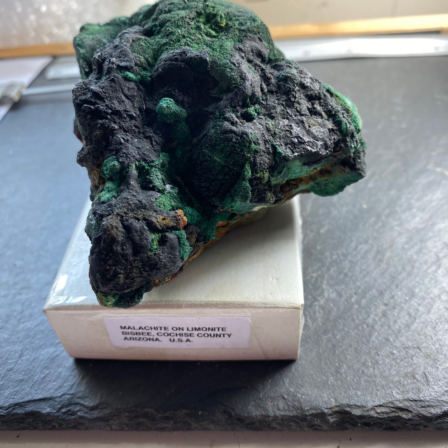 MALACHITE, BISBEE MINING DISTRICT, ARIZONA, U.S.A. HEAVY 486g MF1510