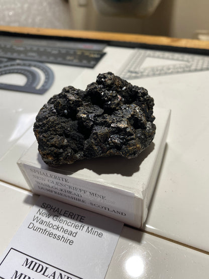 SPHALERITE : NEW GLENCRIFF MINE, WANLOCKHEAD, SCOTLAND 136g MF4807
