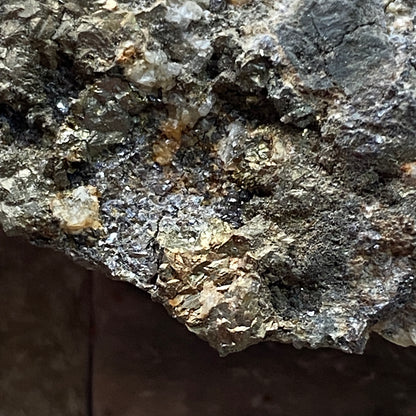 CALCITE WITH TRACES PYRITE [ETC] - CHARTERHOUSE, PRIDDY, SOMERSET 181g MF881