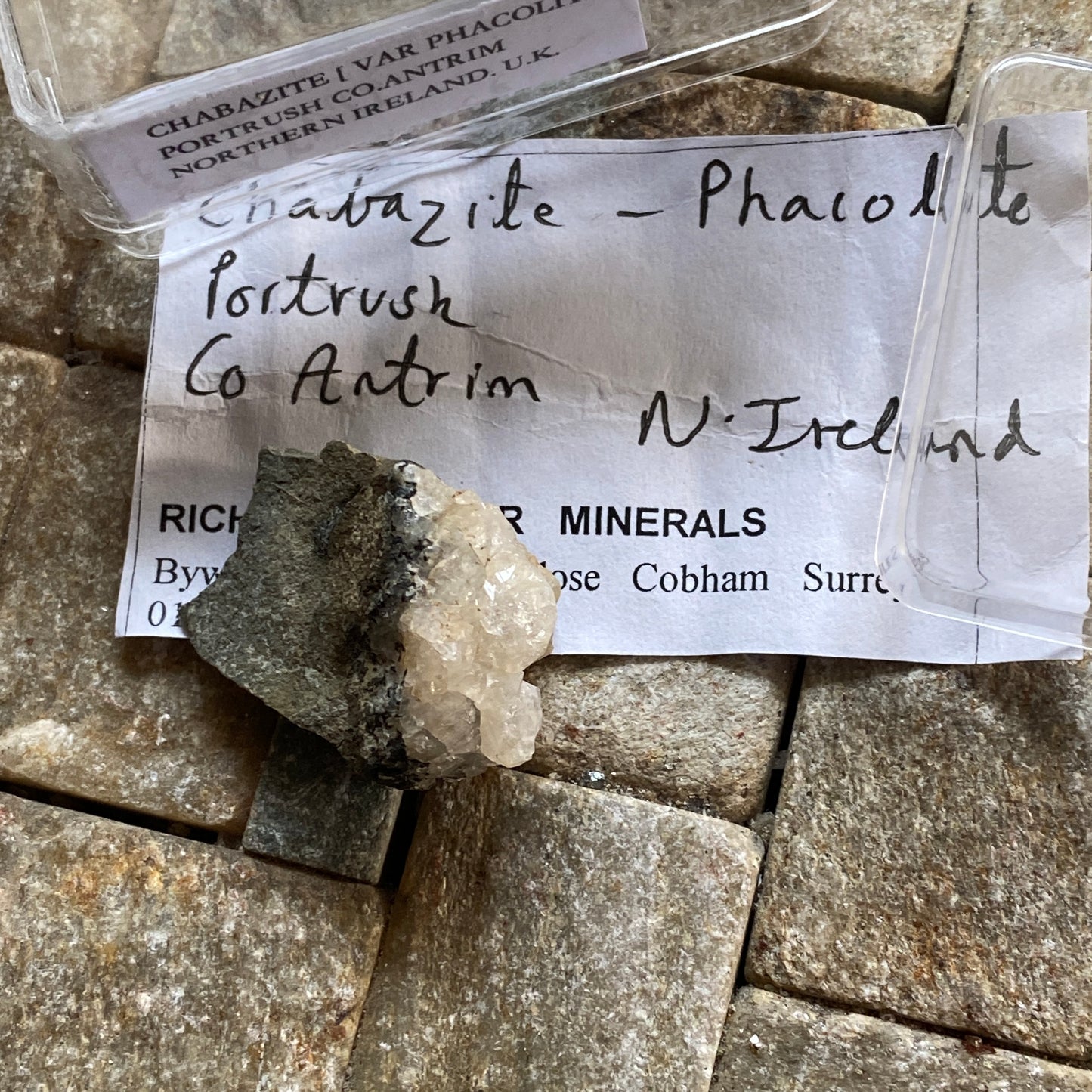 PHACOLITE [CHABAZITE] - PORTRUSH, CO ANTRIM, NORTHERN ISLAND