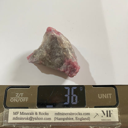 TOURMALINE ÉLABAÏTE [RUBELLITE] DE LA MINE HIMALAYA, CALIFORNIE 36g MF877