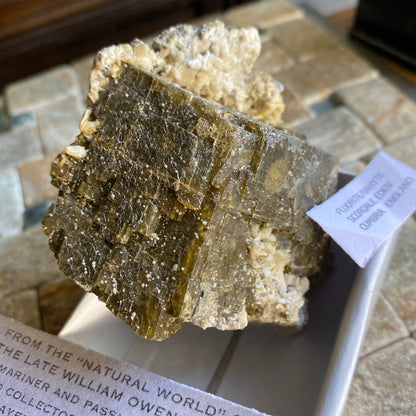 FLUORITE WITH BARYTE, SCORDALE, CUMBRIA, ENGLAND. 194g MF1509