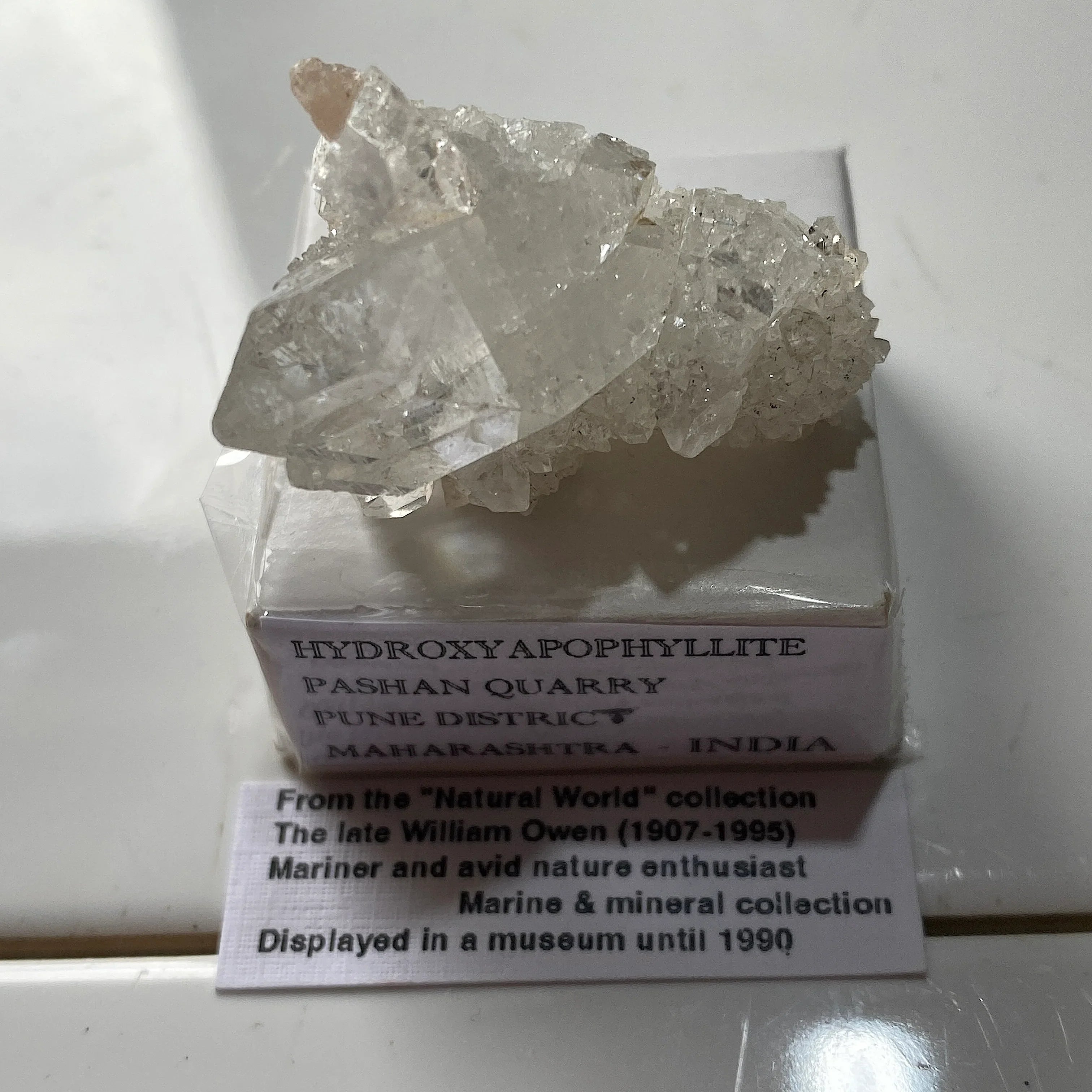 HYDROXYAPOPHYLLITE RARE SUPERB CLARITY FROM INDIA 22g MF803 – MF ...