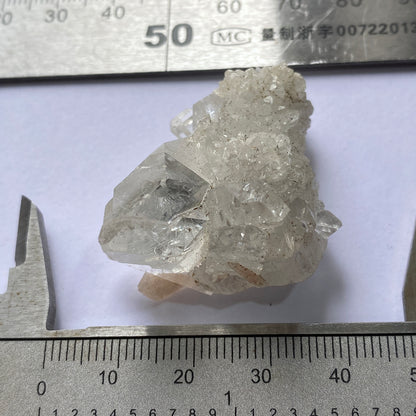 HYDROXYAPOPHYLLITE RARE SUPERBE CLARTÉ D'INDE 22g MF803