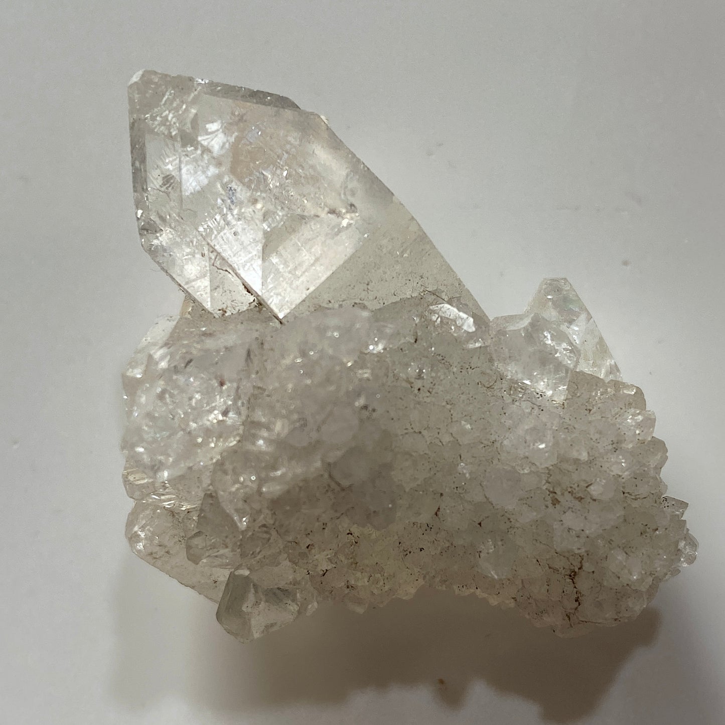 HYDROXYAPOPHYLLITE RARE SUPERBE CLARTÉ D'INDE 22g MF803