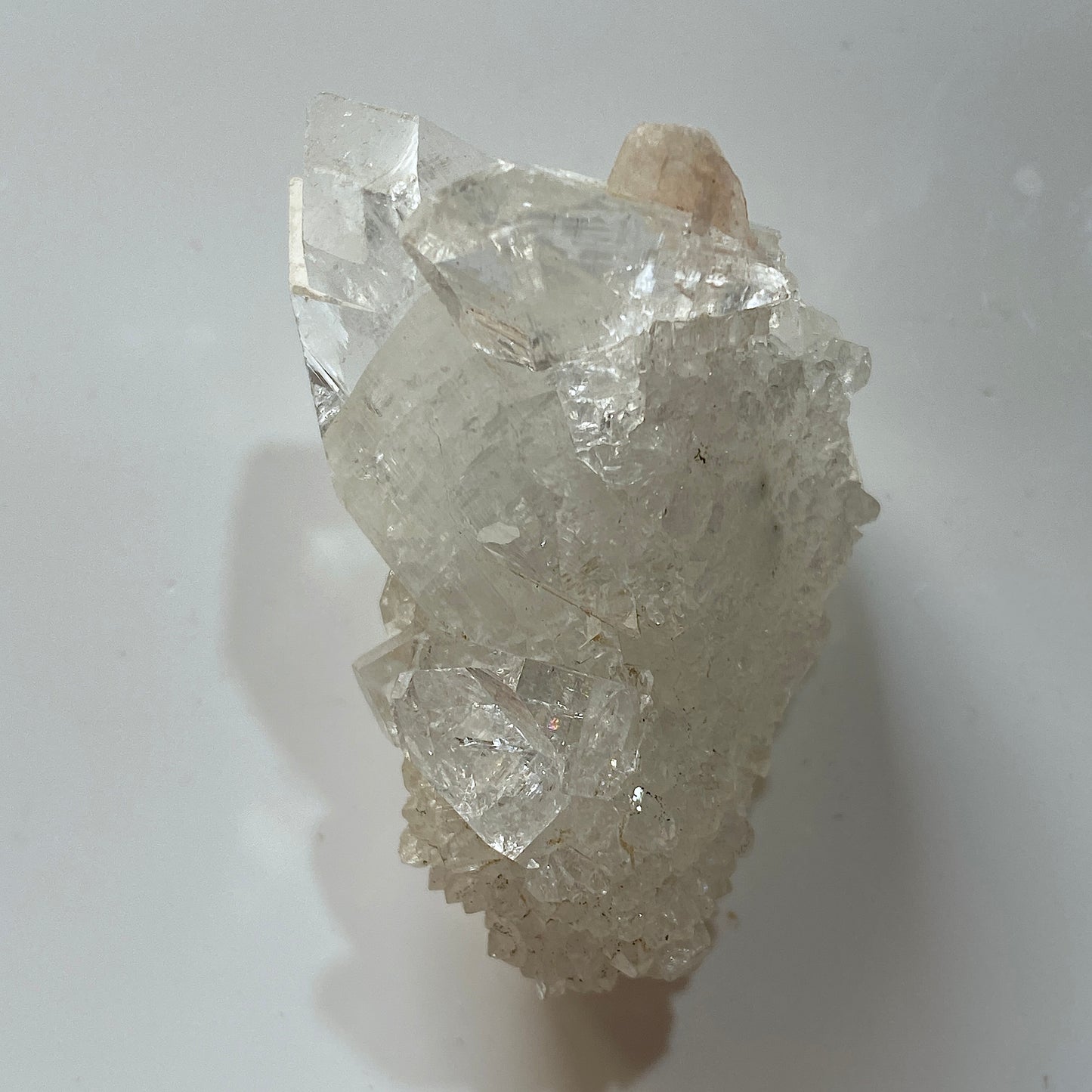 HYDROXYAPOPHYLLITE RARE SUPERBE CLARTÉ D'INDE 22g MF803