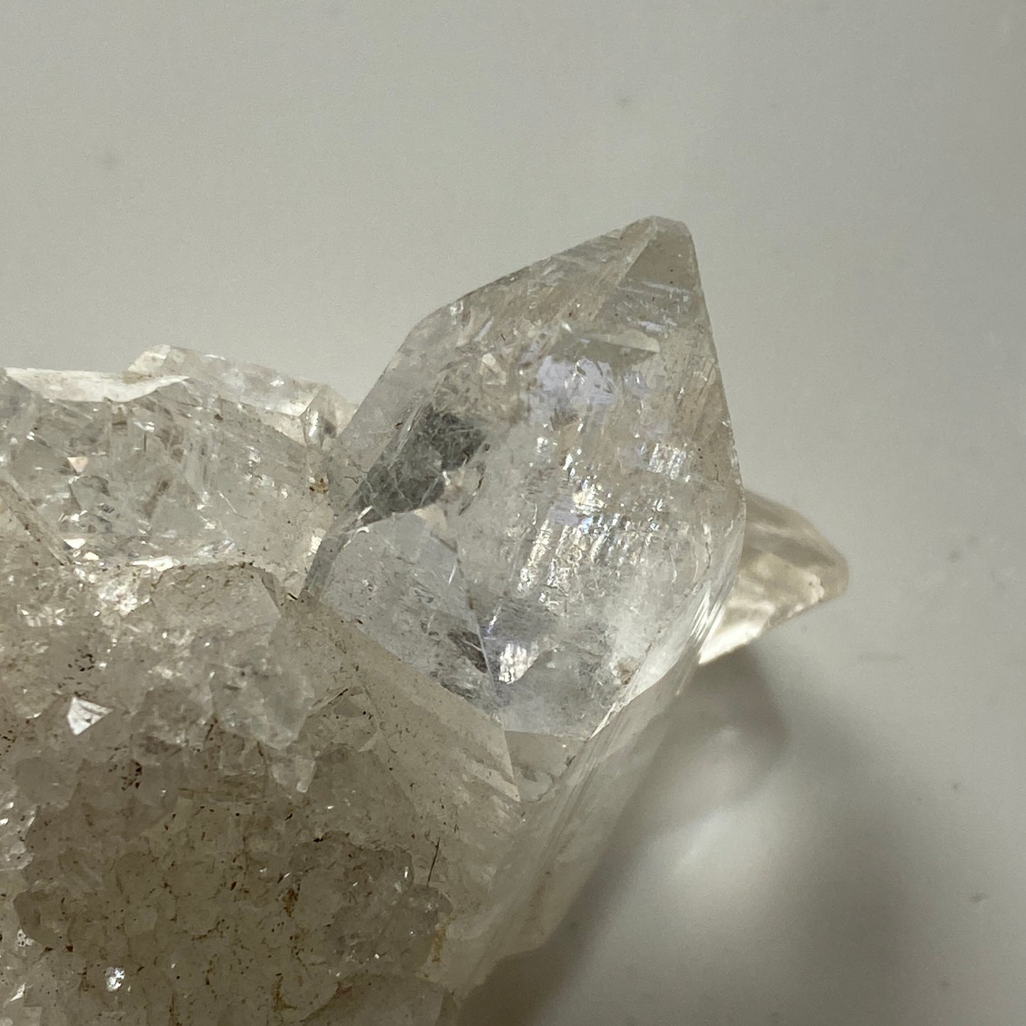 HYDROXYAPOPHYLLITE RARE SUPERBE CLARTÉ D'INDE 22g MF803