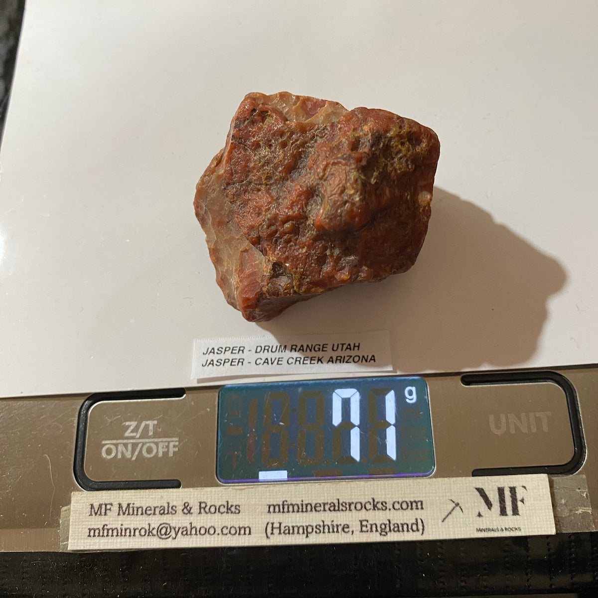 JASPER x 2 SPECIMENS FROM THE U.S.A.  138g. MF5415
