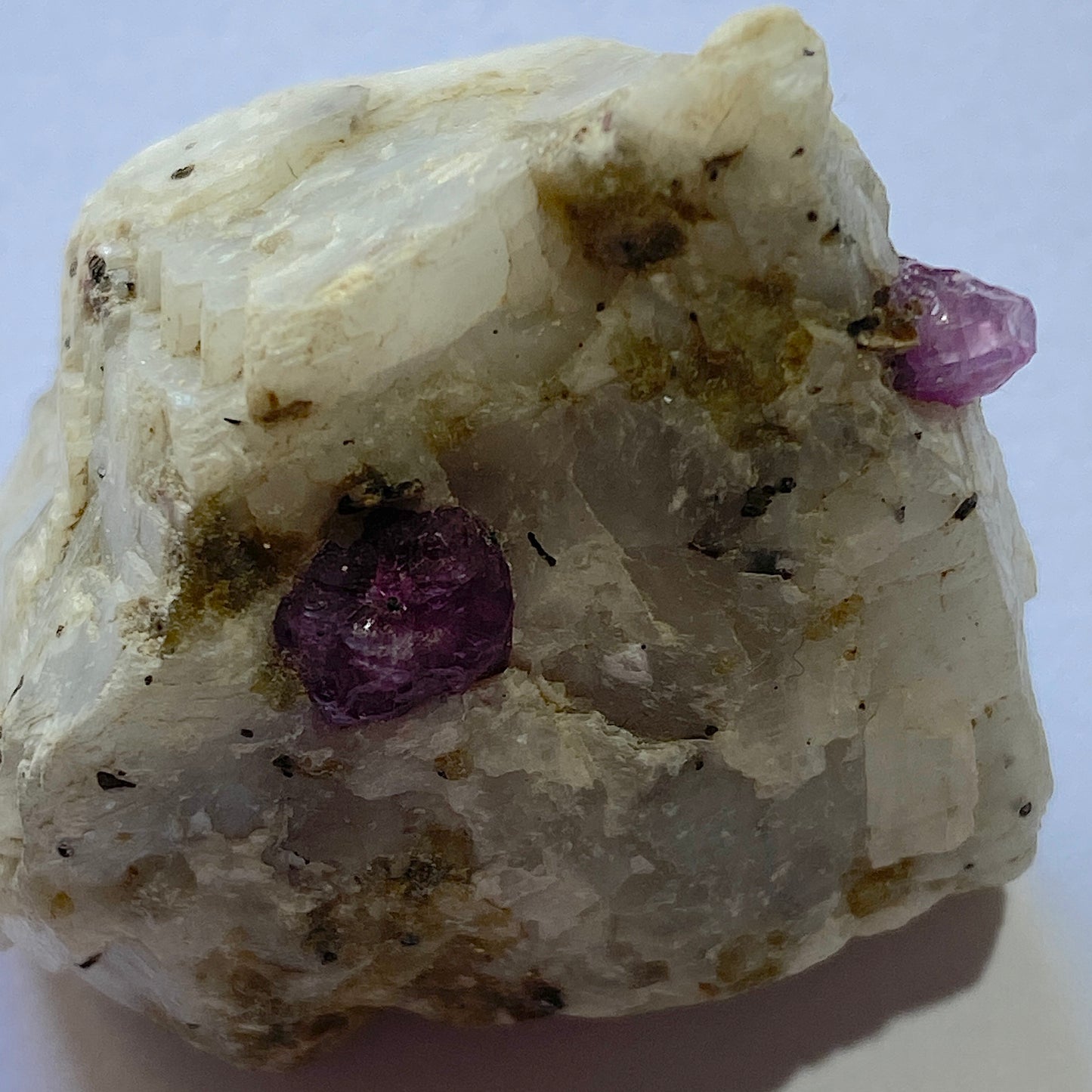 RUBY CORUNDUM ON MATRIX - HUNZA VALLEY, GILGIT-BALTISTAN, PAKISTAN  29g MF9946