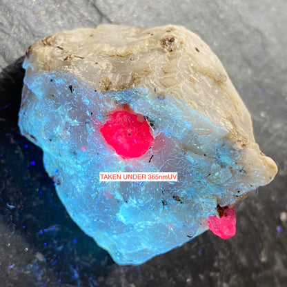 RUBY CORUNDUM ON MATRIX - HUNZA VALLEY, GILGIT-BALTISTAN, PAKISTAN  29g MF9946