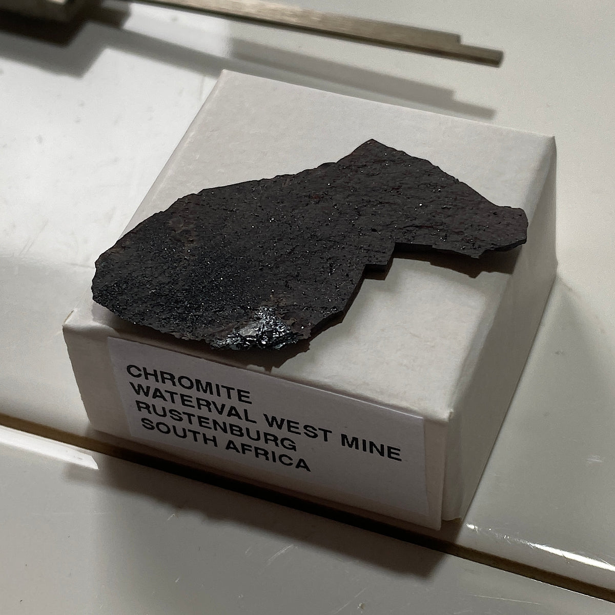 CHROMITE : WATERVAL WEST MINE, RUSTENBURG, N.W. PROVINCE, SOUTH AFRICA  4g MF5418