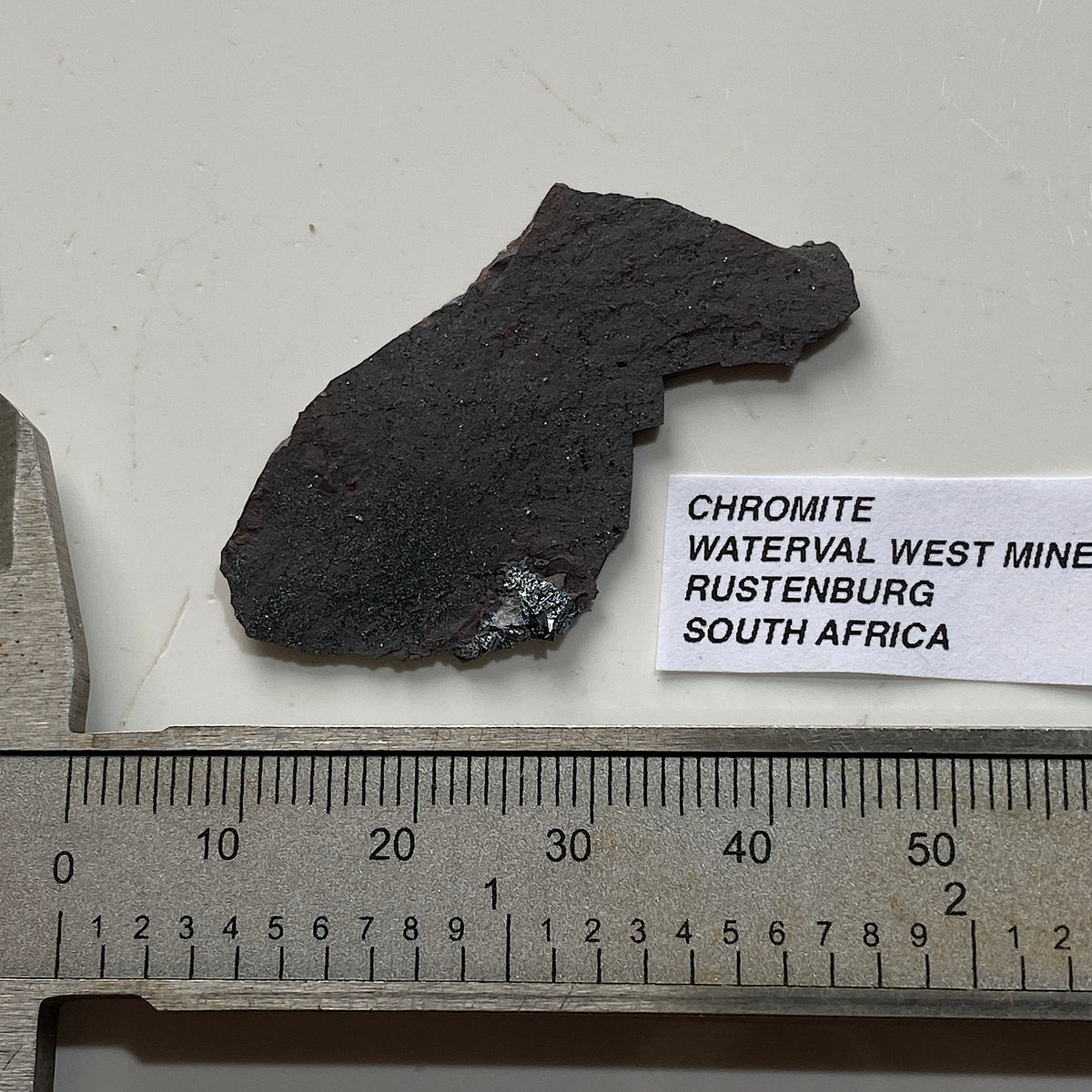 CHROMITE : WATERVAL WEST MINE, RUSTENBURG, N.W. PROVINCE, SOUTH AFRICA  4g MF5418