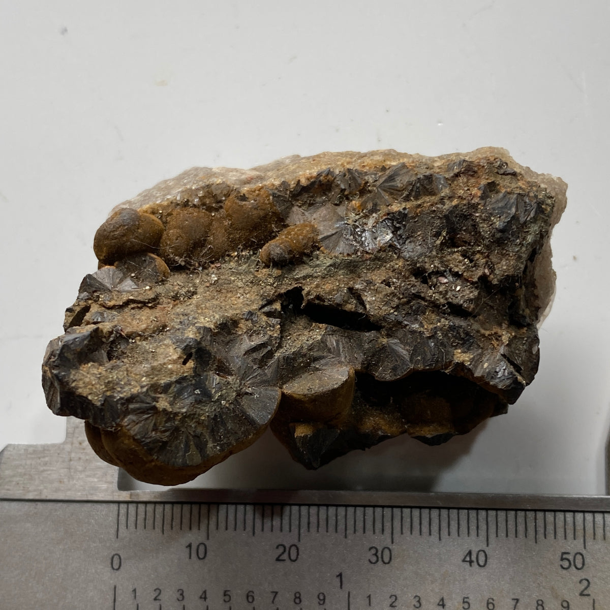 LIMONITE AFTER GOETHITE : WHEAL DREA, BOTALLACK, ST JUST, CORNWALL  54g MF5419