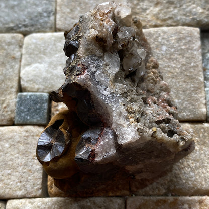 LIMONITE AFTER GOETHITE : WHEAL DREA, BOTALLACK, ST JUST, CORNWALL  54g MF5419