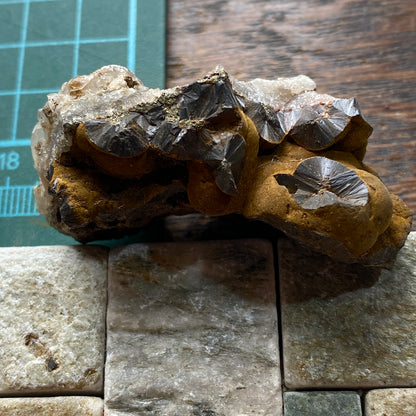 LIMONITE AFTER GOETHITE : WHEAL DREA, BOTALLACK, ST JUST, CORNWALL  54g MF5419