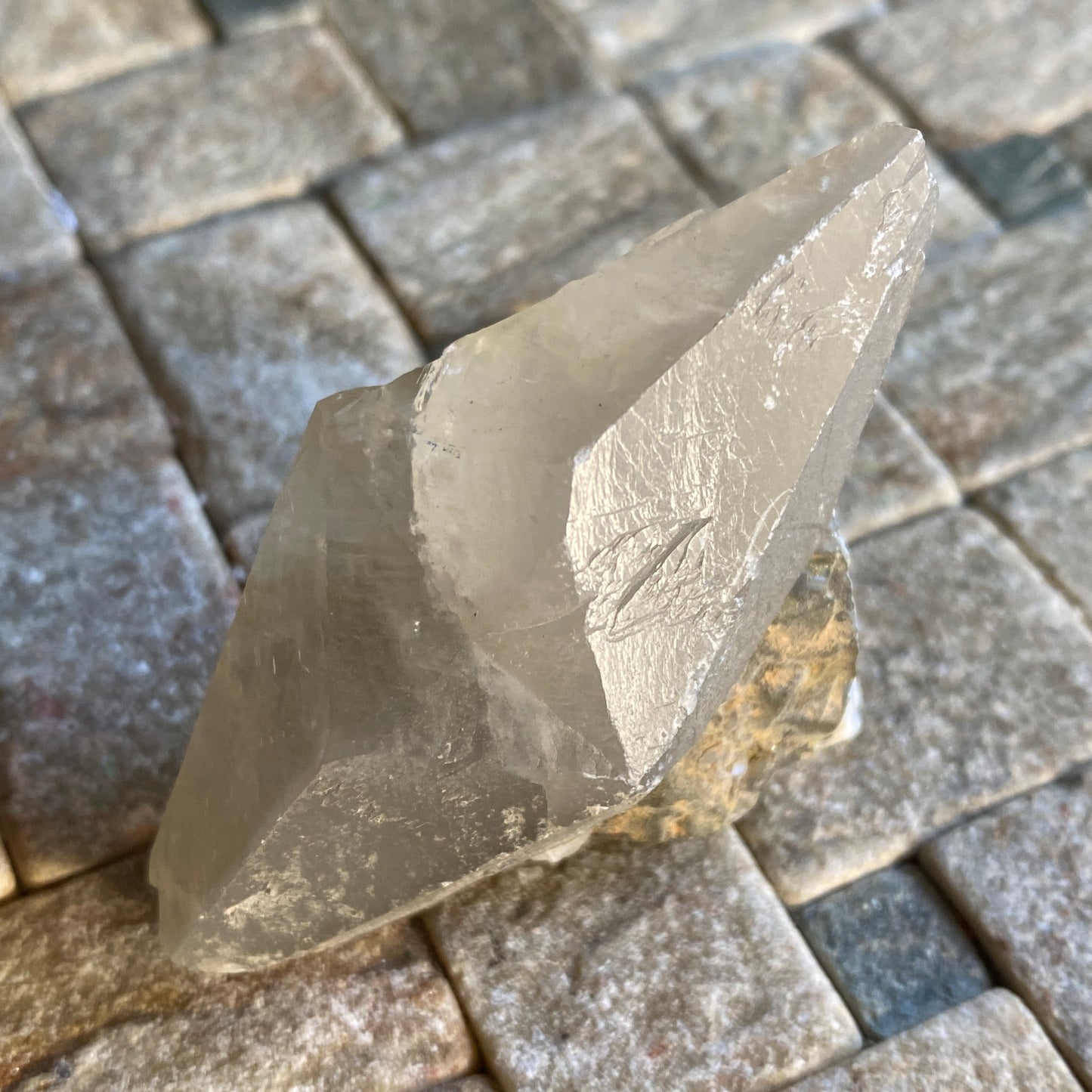 CALCITE TWINNED SCALENOHEDRONS, TAFFS WELL QUARRY, WALES, U.K.