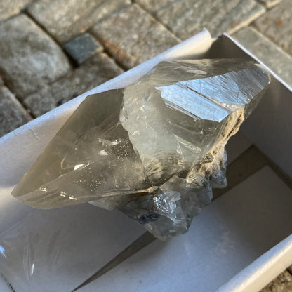 CALCITE TWINNED SCALENOHEDRONS, TAFFS WELL QUARRY, WALES, U.K.