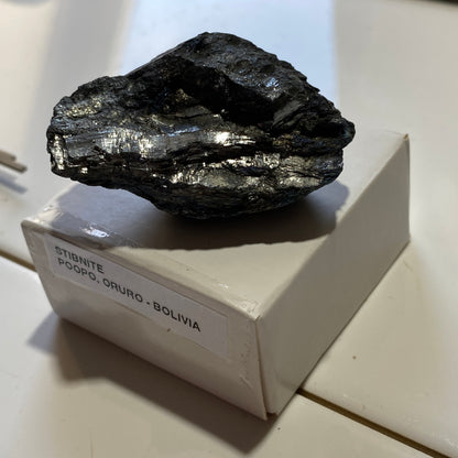 STIBNITE (SOLID) : POOPO, ORURO, BOLIVIA. 62g MF5421
