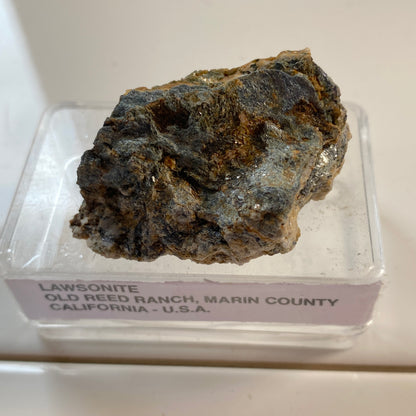 LAWSONITE ON MATRIX - OLD REED RANCH, MARIN COUNTY, CALIFORNIA, U.S.A. 26g MF1985