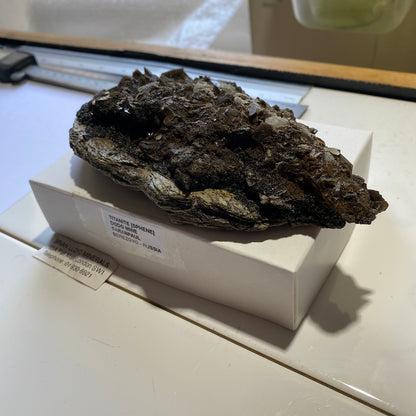 TITANITE WITH CALCITE [ETC] FROM DODO MINE, SARANPAUL, RUSSIA 405g  MF9856B