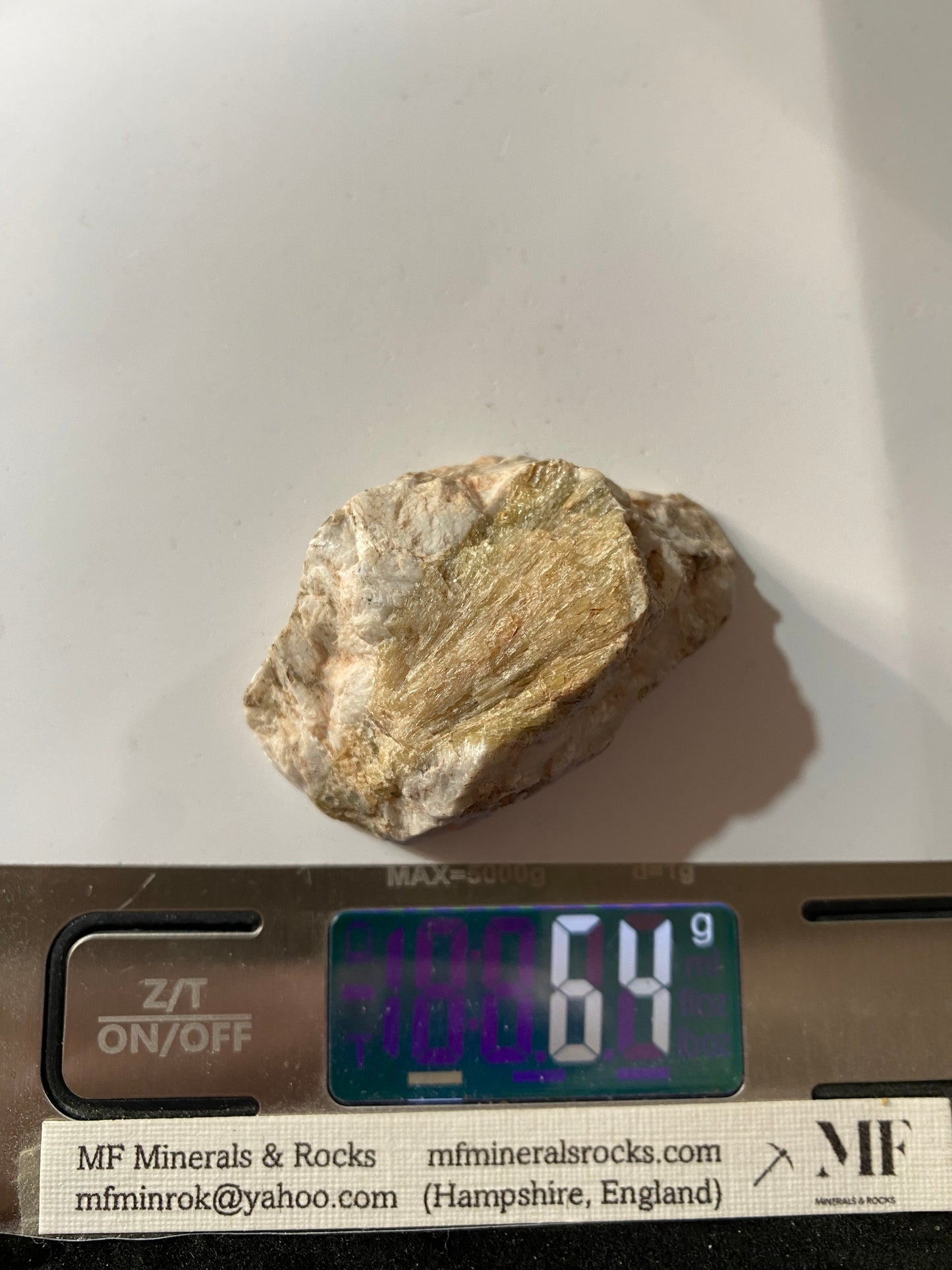 STRONTIANITE : STRONTIAN, ARDNAMURCHAN, HIGHLAND, SCOTLAND 64g MF4818