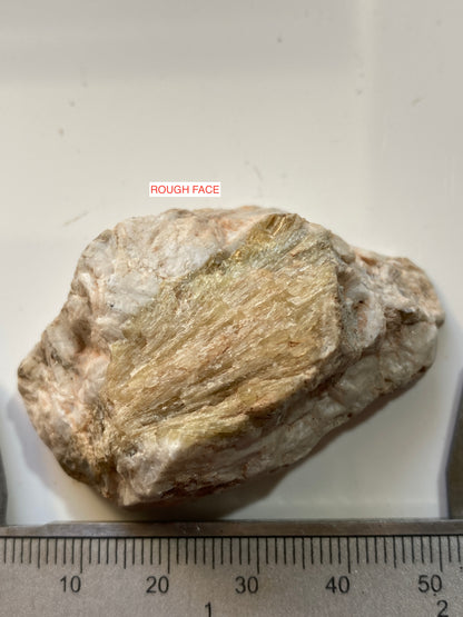 STRONTIANITE : STRONTIAN, ARDNAMURCHAN, HIGHLAND, SCOTLAND 64g MF4818