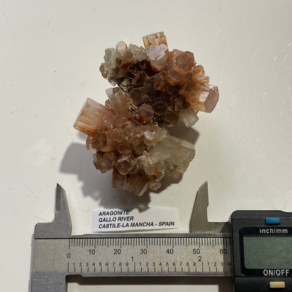 ARAGONITE :GALLO RIVER,  CASTILE-LA MANCHA, SPAIN. 87g. MF5422